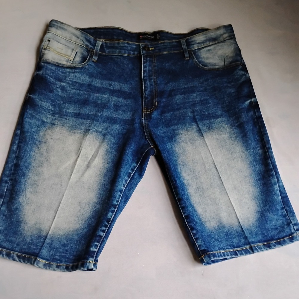 Southpole Shorts 42 Jean Jorts Relaxed Baggy Skater Y2K Grunge Denim - Picture 1 of 14
